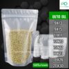 ถุงซิปล็อค ถุงพลาสติกขุ่น ซิปล็อค มีก้น ตั้งได้ [50ใบ] - acplusglobal